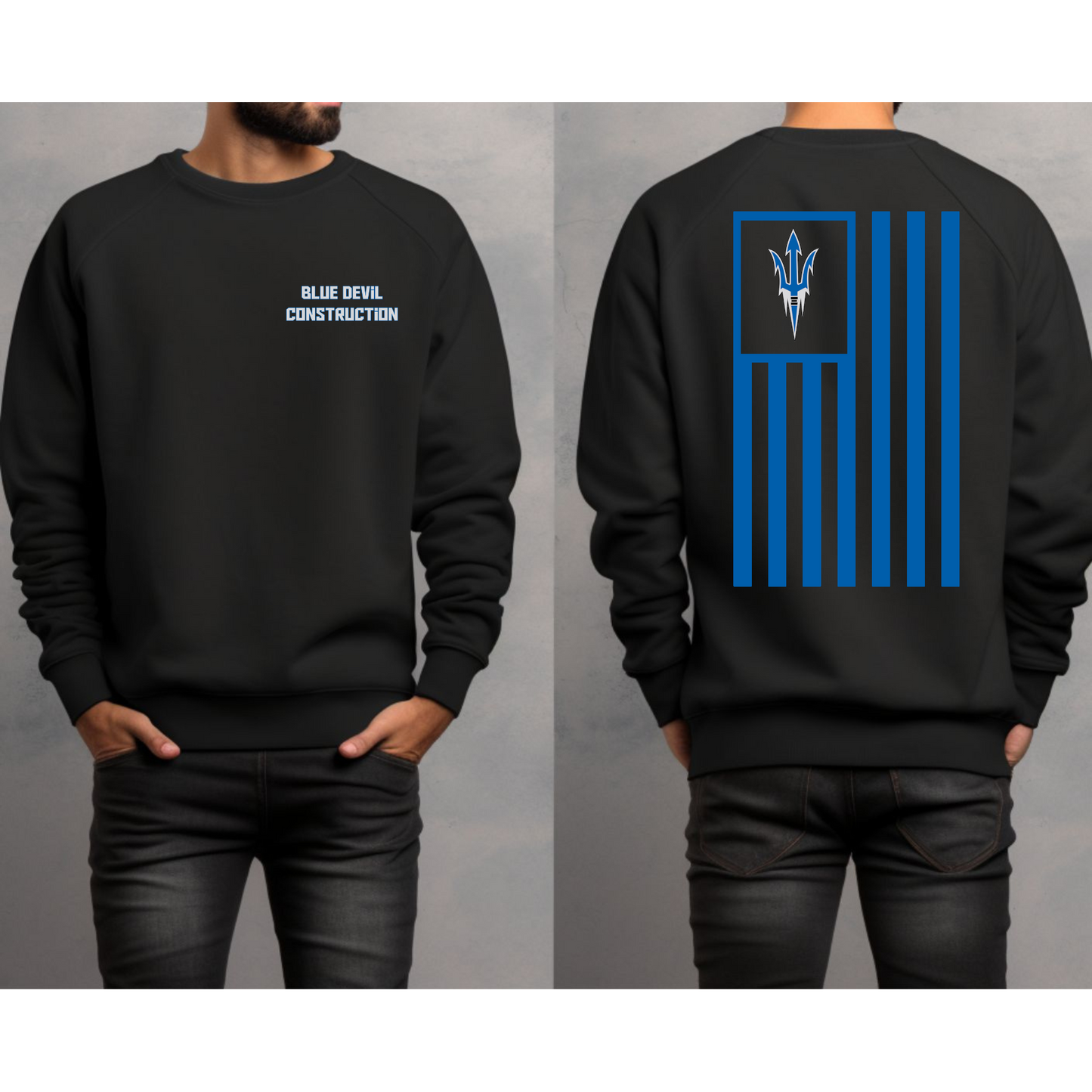 Trident Flag (Crewneck Sweatshirt)