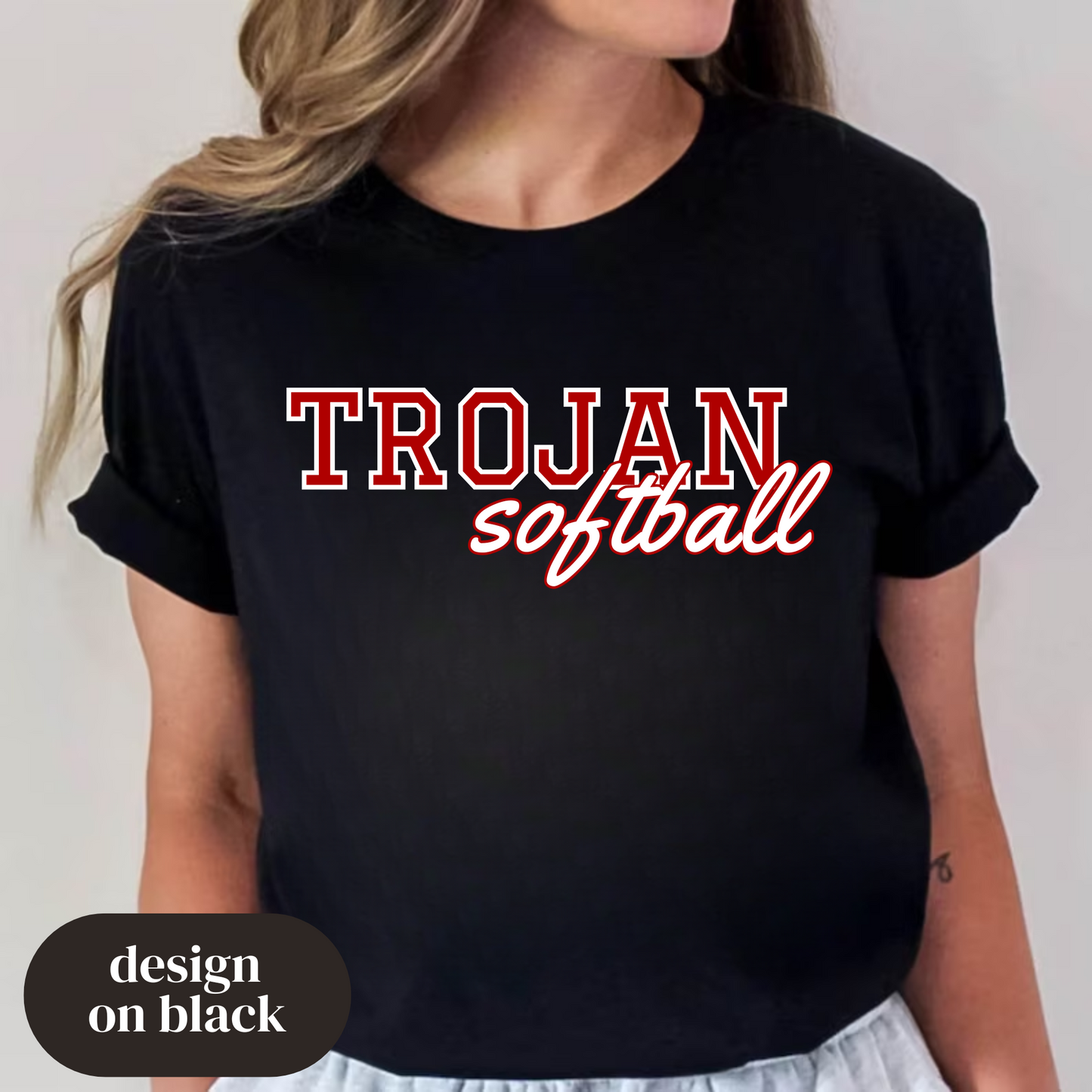 Trojan Softball (Outline)