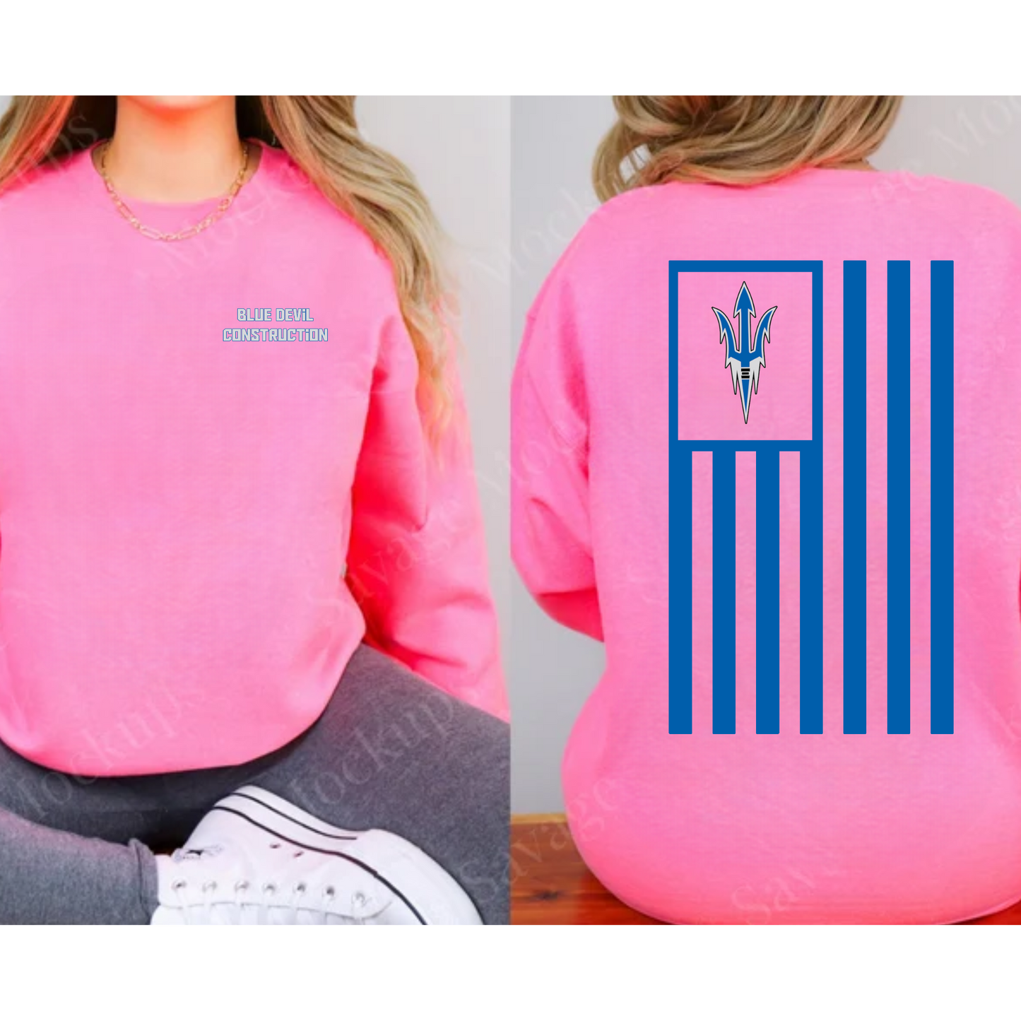 Trident Flag (Crewneck Sweatshirt)