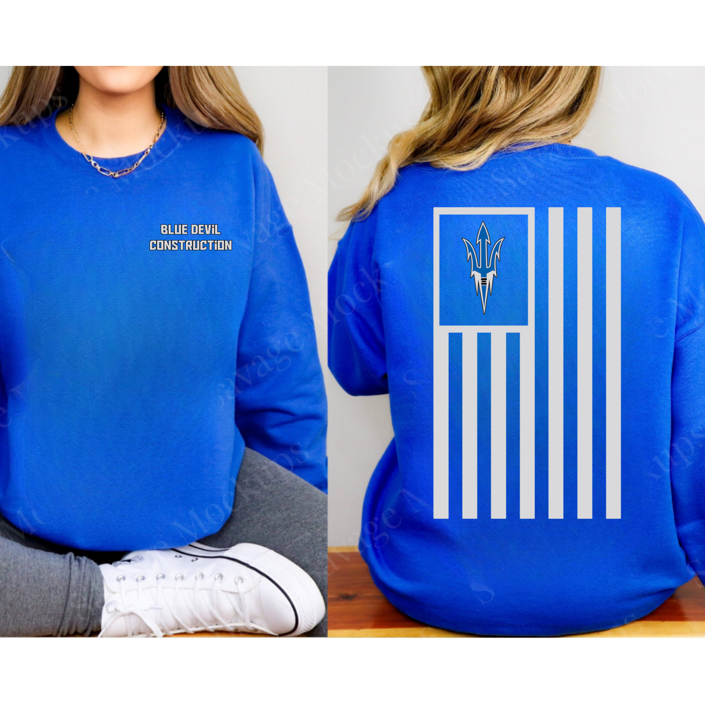 Trident Flag (Crewneck Sweatshirt)