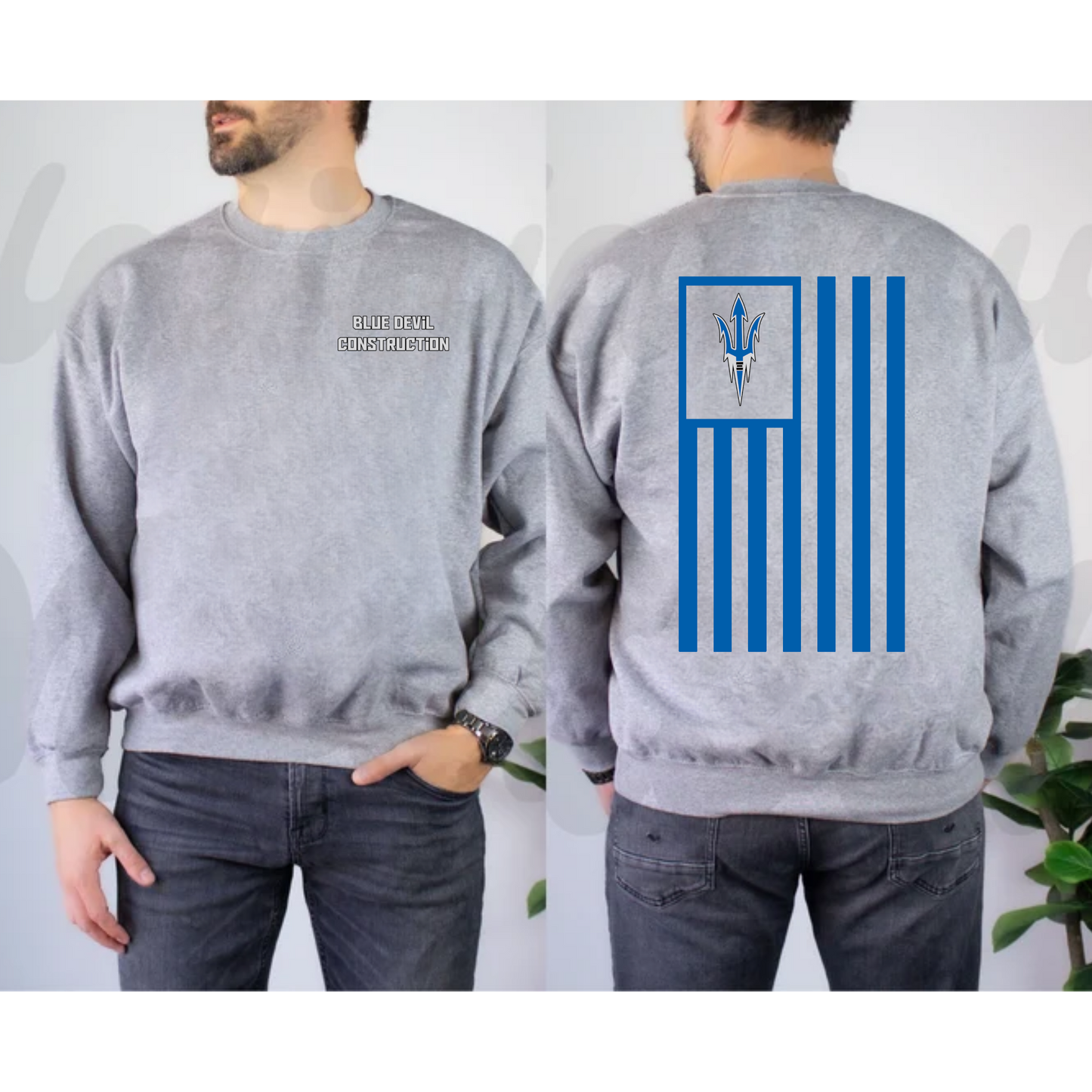 Trident Flag (Crewneck Sweatshirt)