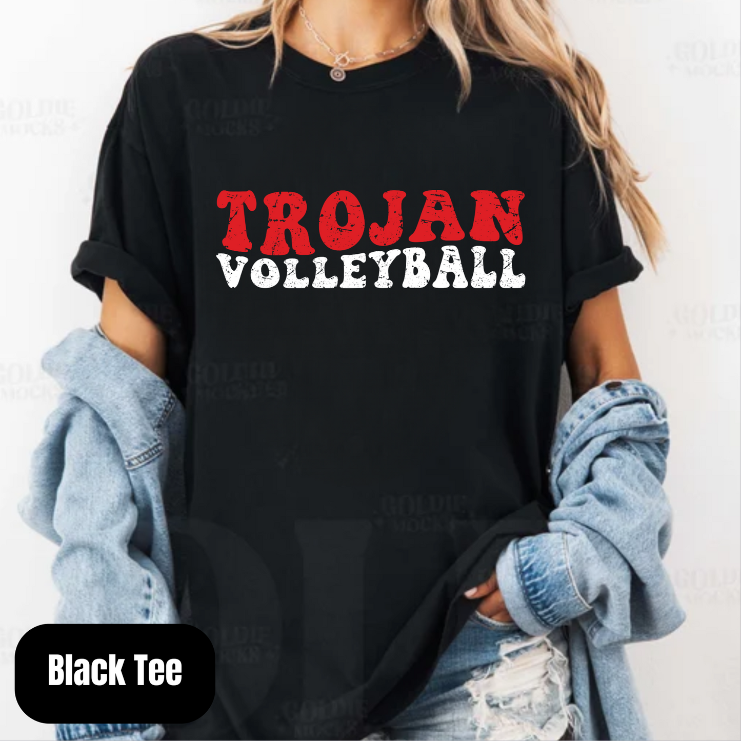 Trojans Volleyball Dual Retro