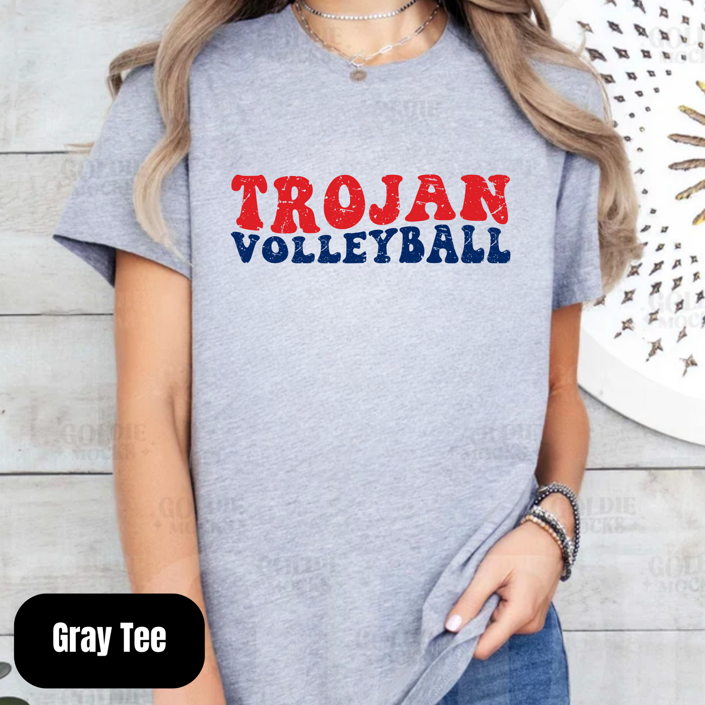 Trojans Volleyball Dual Retro