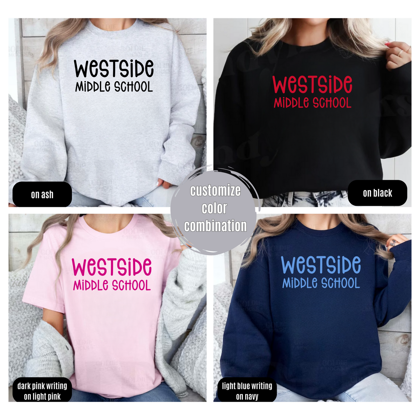 Westside Middle School (customize colors)