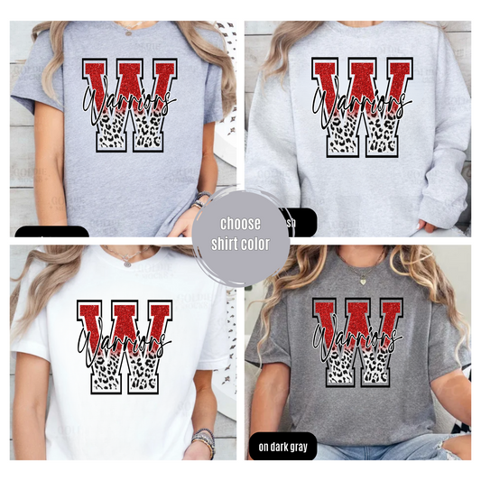 W Warriors (select shirt color)