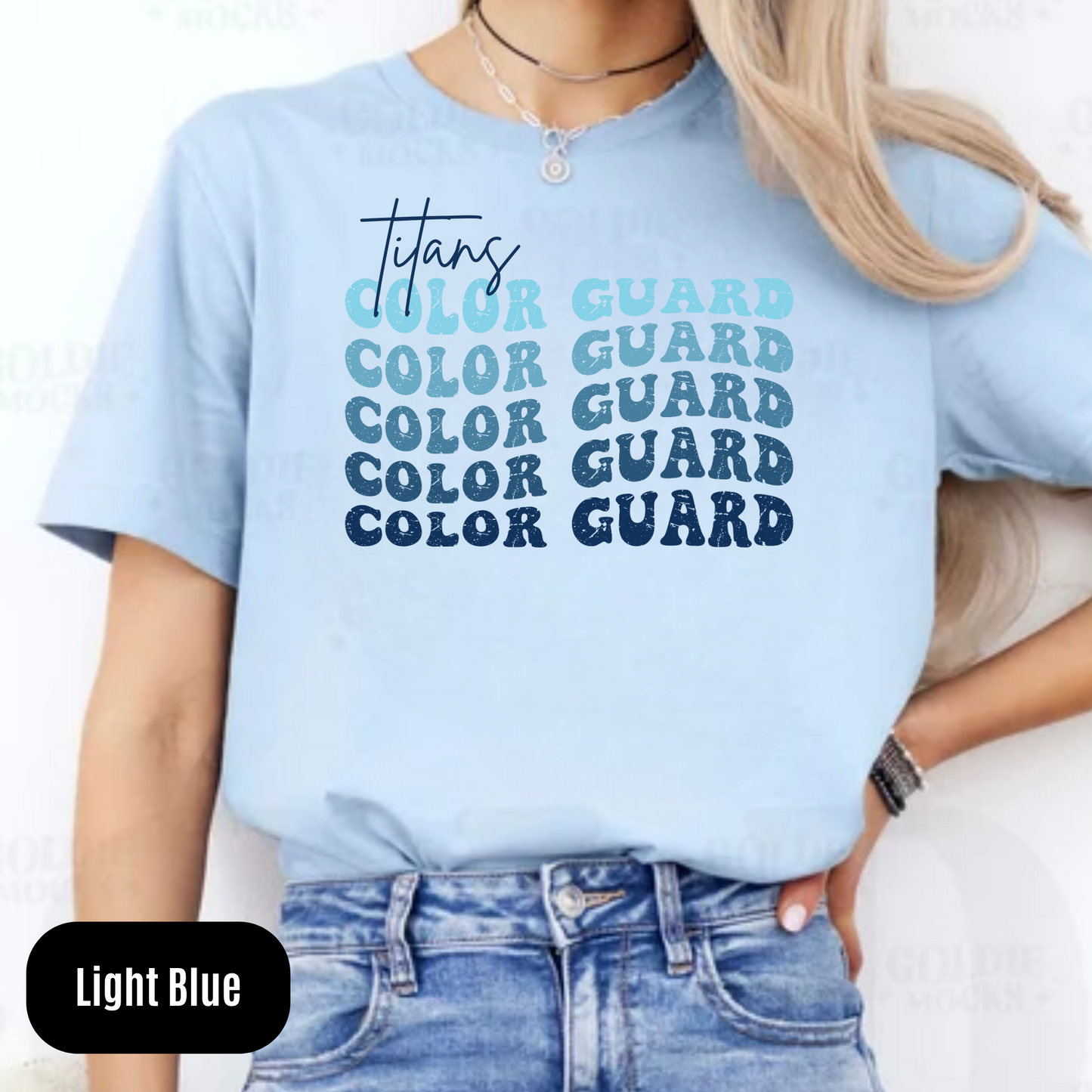 Titans Color Guard Ombre Wave