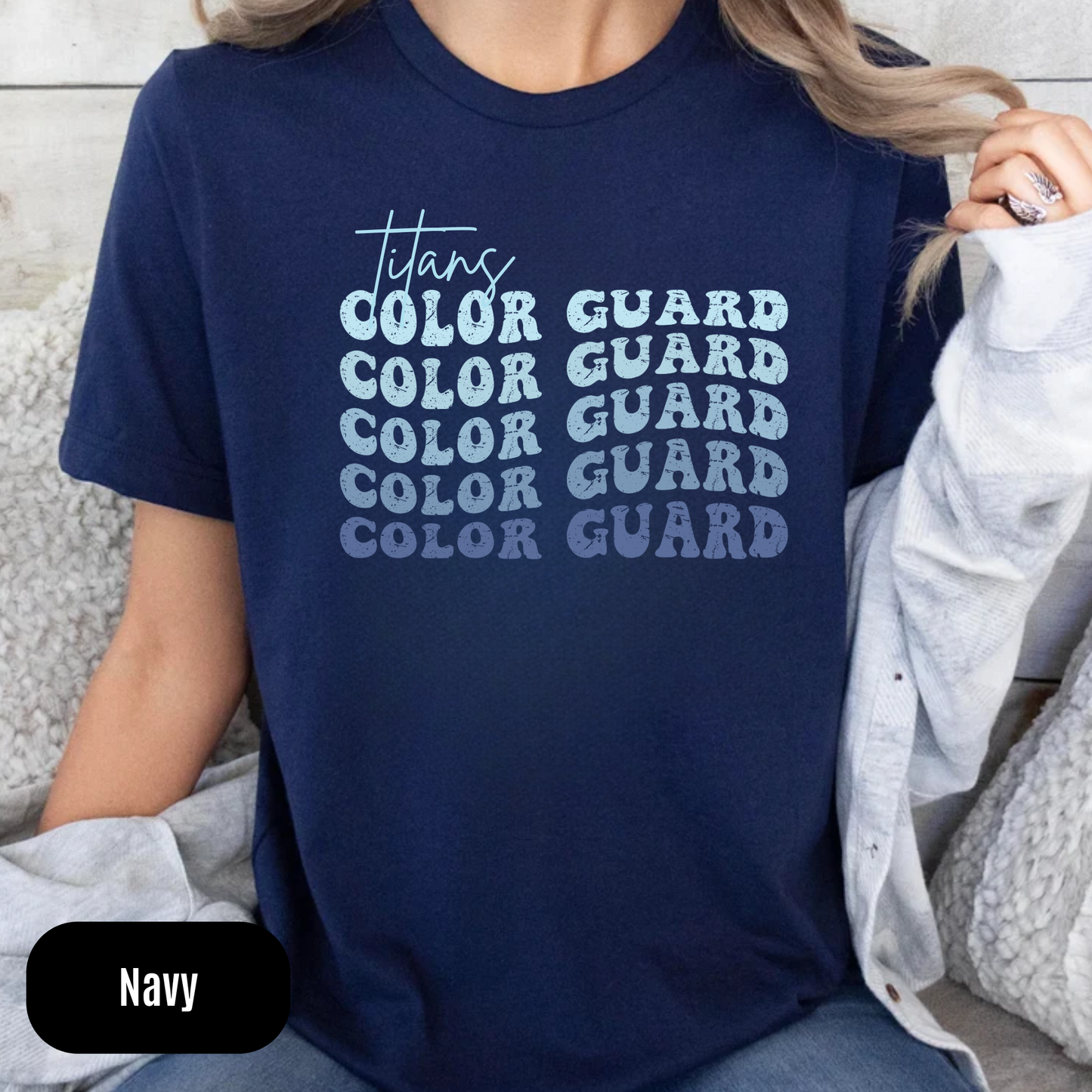 Titans Color Guard Ombre Wave