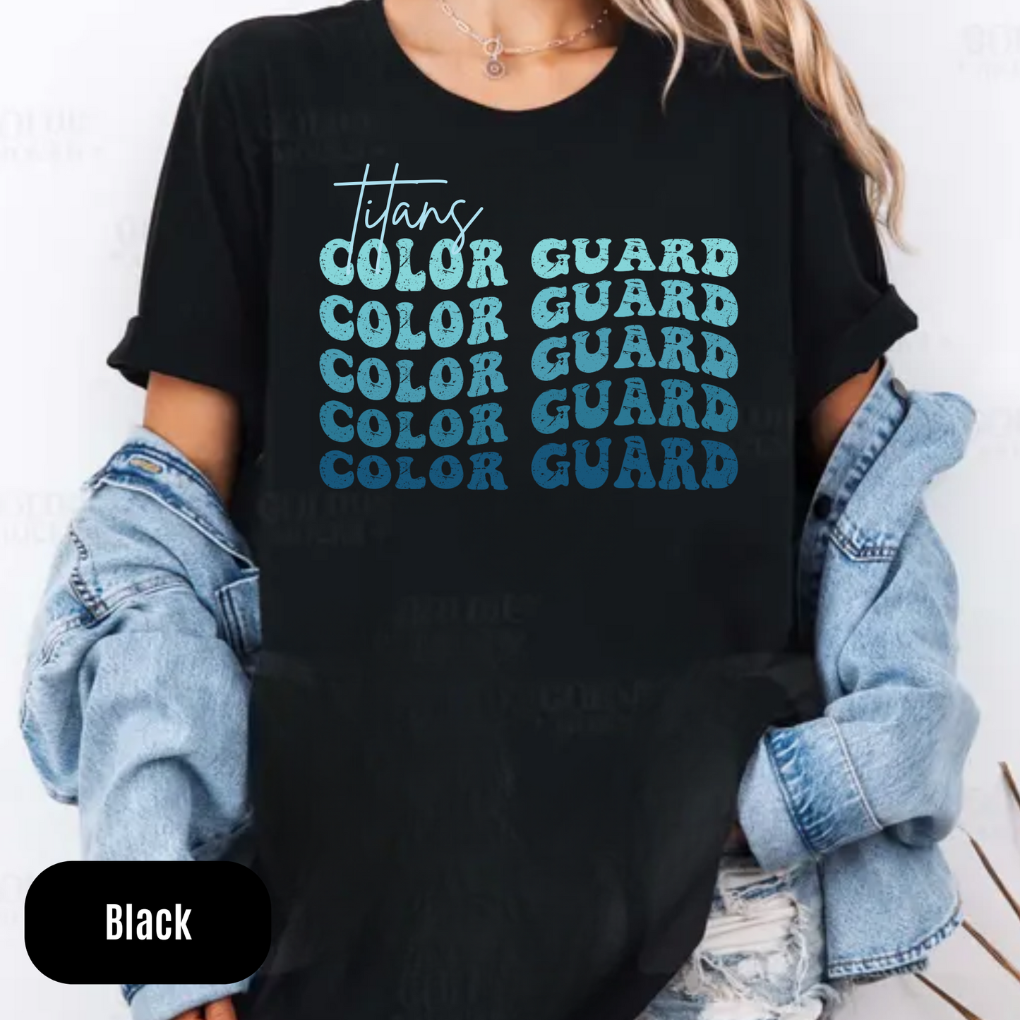 Titans Color Guard Ombre Wave